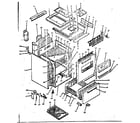 Kenmore 1197206800 body section diagram
