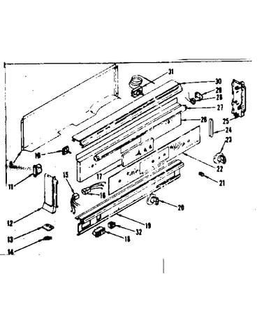 Backguard section