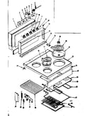Main top and backguard section
