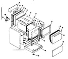 Kenmore 1199057040 body section diagram