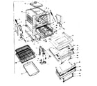 Kenmore 1553546721 oven and broiler parts diagram