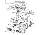 Kenmore 1555257040 range hood assembly diagram