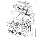 Kenmore 1555447040 range hood assembly diagram