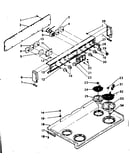 Backguard and cooktop assembly