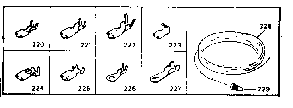 Wiring and wiring terminals