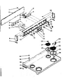 Backguard and cooktop assembly