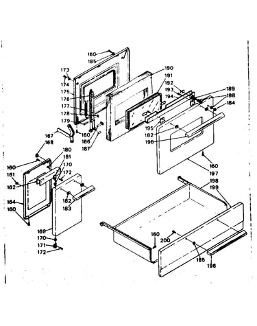 Doors and drawer