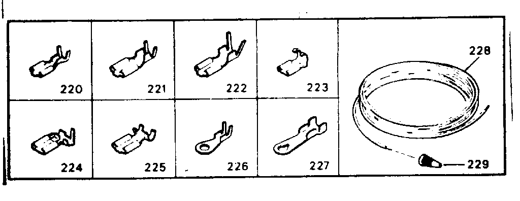 Wiring and wiring terminals