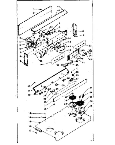 Backguard and cooktop assembly