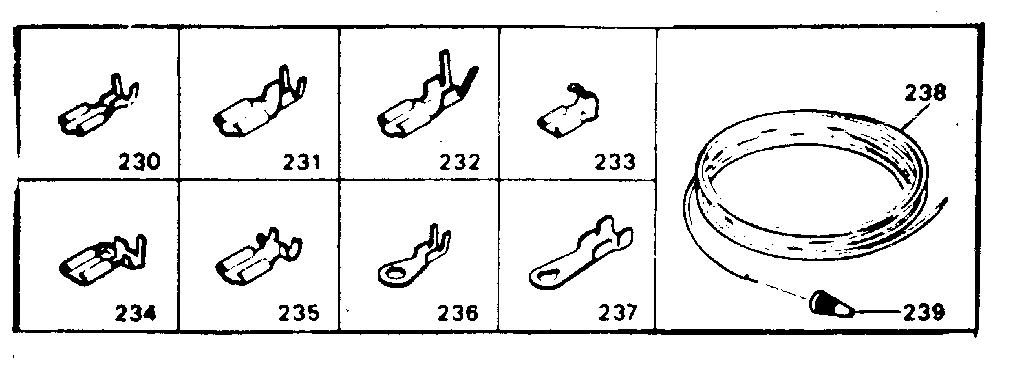 Wiring and wiring terminals