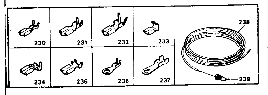 Wiring and wiring terminals
