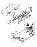 Backguard and cooktop assembly