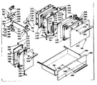 Kenmore 6289477000 doors, latch mechanism and drawer diagram