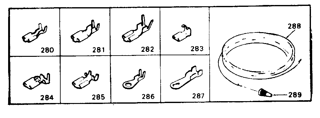 Wiring and wiring terminals