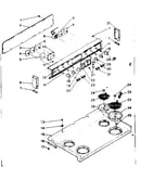 Backguard and cooktop assembly