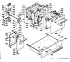 Kenmore 6289477001 doors, latch mechanism and drawer diagram