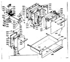 Kenmore 6289497040 doors, latch mechanism and drawer diagram