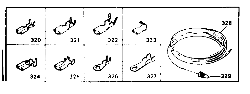 Wiring and wiring terminals