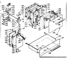 Kenmore 6289497041 doors, latch mechanism and drawer diagram