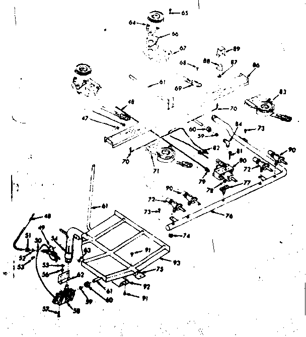 Burner section