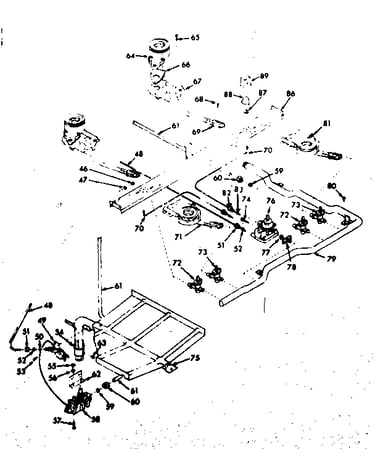 Burner section