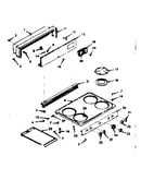 Backguard and main top section