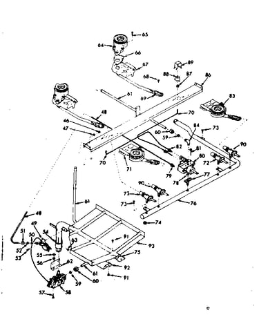 Burner section