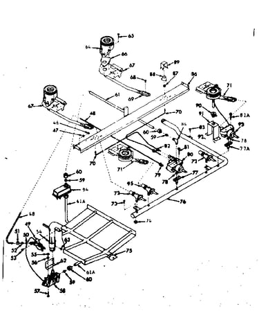 Burner section