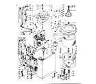 Kenmore 1106905450 machine sub-assembly diagram