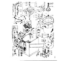 Kenmore 1106904401 machine sub-assembly diagram