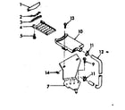 Kenmore 1106905550 filter assembly diagram