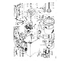 Kenmore 1106904551 machine sub-assembly diagram