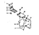 Kenmore 1106905551 filter assembly diagram