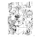 Kenmore 1106905552 machine sub-assembly diagram