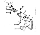 Kenmore 1106904502 filter assembly diagram