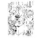 Kenmore 1106905503 machine sub-assembly diagram
