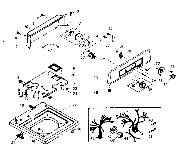 Top and console assembly