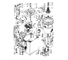 Kenmore 1106905504 machine sub-assembly diagram