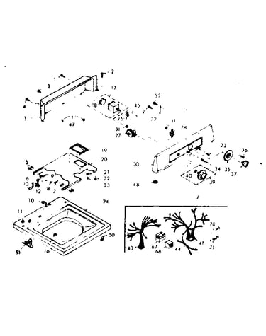 Top and console assembly