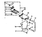 Kenmore 1106905504 filter assembly diagram