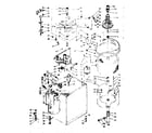 Kenmore 1106905650 machine sub-assembly diagram