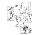 Kenmore 1106904650 top & console assembly diagram