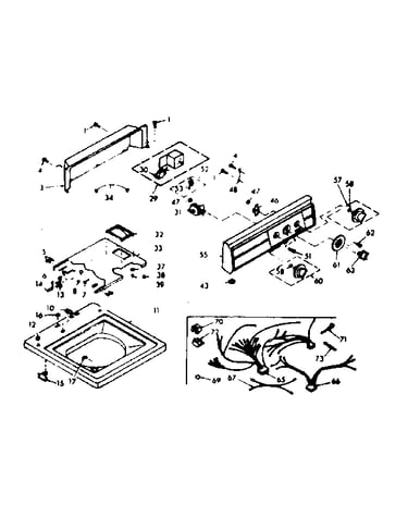 Top and console assembly