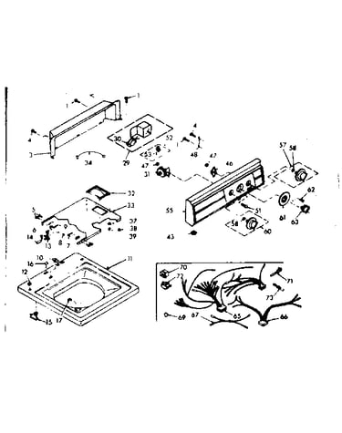 Top and console assembly