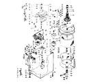 Kenmore 1106904700 machine sub-assembly diagram