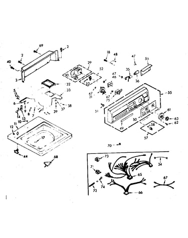 Top and console assembly