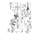 Kenmore 1106905752 machine sub-assembly diagram