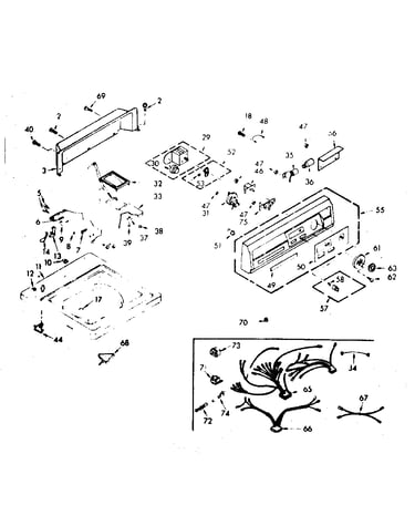 Top and console assembly