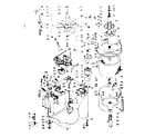 Kenmore 1106905801 machine sub-assembly diagram
