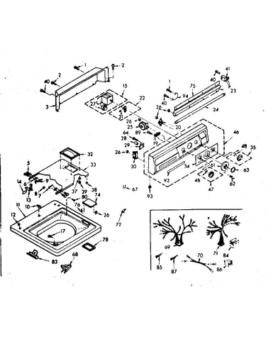 Top and console assembly